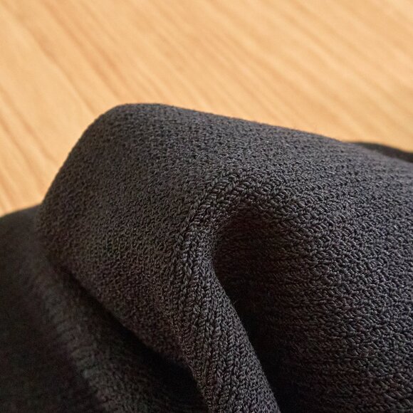 St John Basics Women's Wool Blend Black Knit Tank Top, Size P, Made in USA - Picture 6 of 6